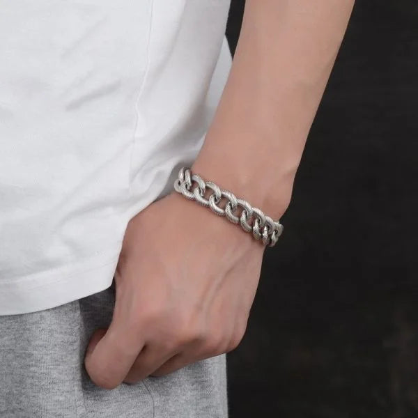 Sterling Silver Personalized Knot Loop Bracelet Secondary image