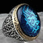 Customizable Elegant Silver Handmade Mens Ring