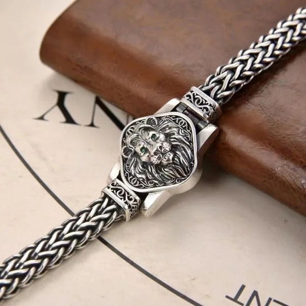 Sterling Silver Bully Lion King Bracelet Secondary image