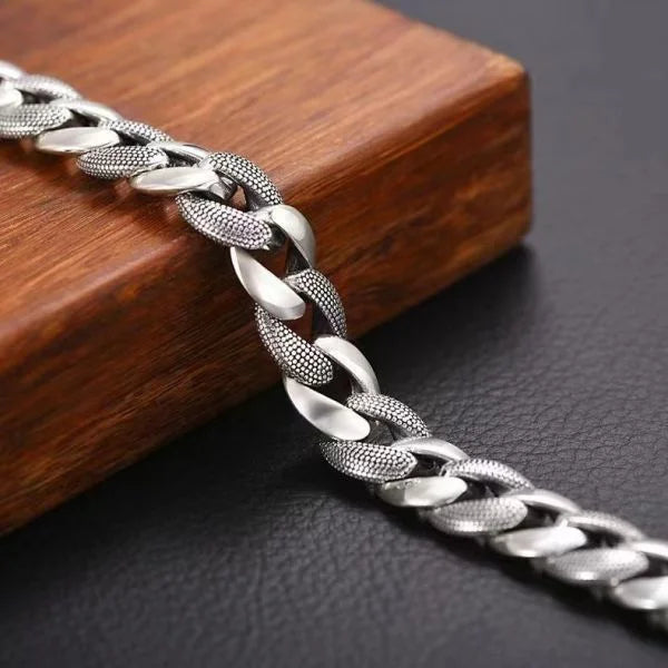 Sterling Silver Classic Atmosphere Cuba Bracelet