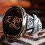 Hand Engraved Customizable Name Silver Mens Ring