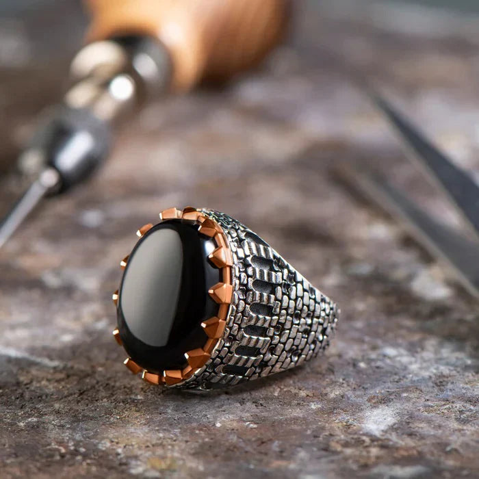 Castle Wall  Ring-925 Secondary image