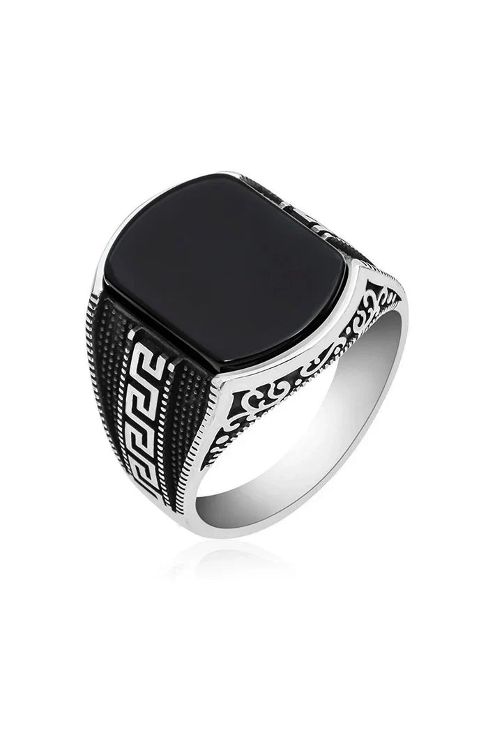 Greek Pattern Ring-925 Main image