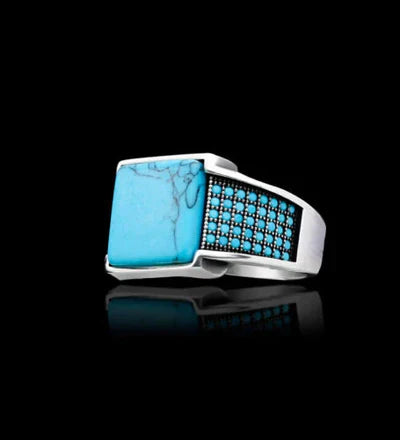 Timeless Turquoise Ring -Silver Secondary image