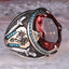 Sword Style Color Changing Zultanite Silver Mens Ring